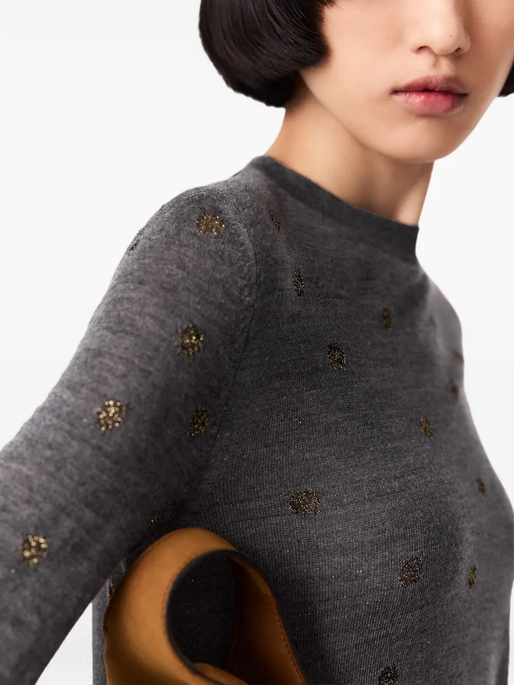 Stella McCartney Trui met geborduurde ster Grijs