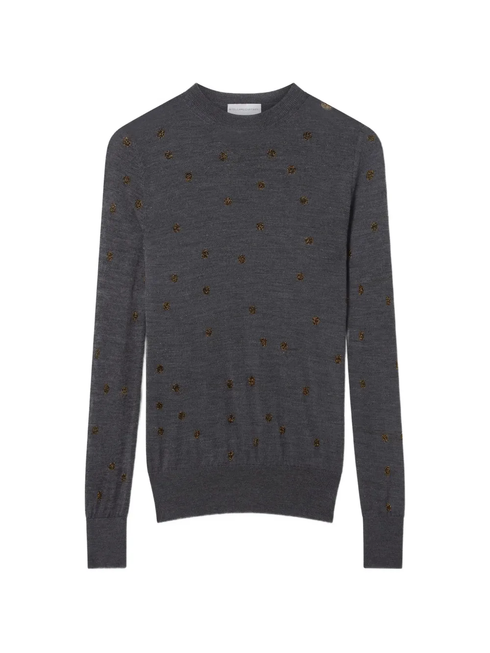 Stella McCartney embroidered-star sweater - Grau