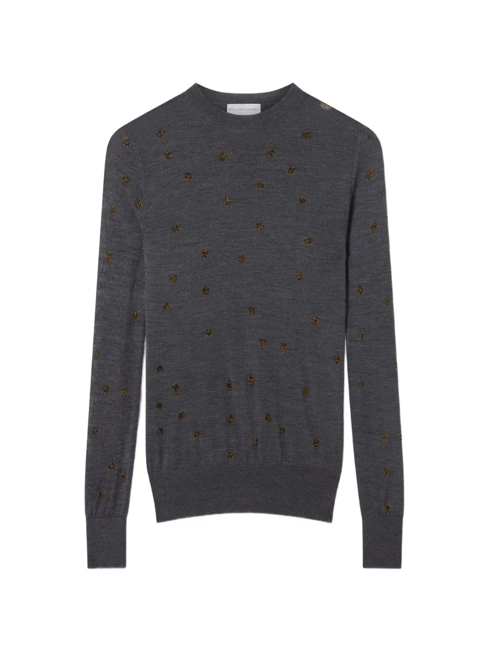 Stella McCartney embroidered-star sweater - Grau