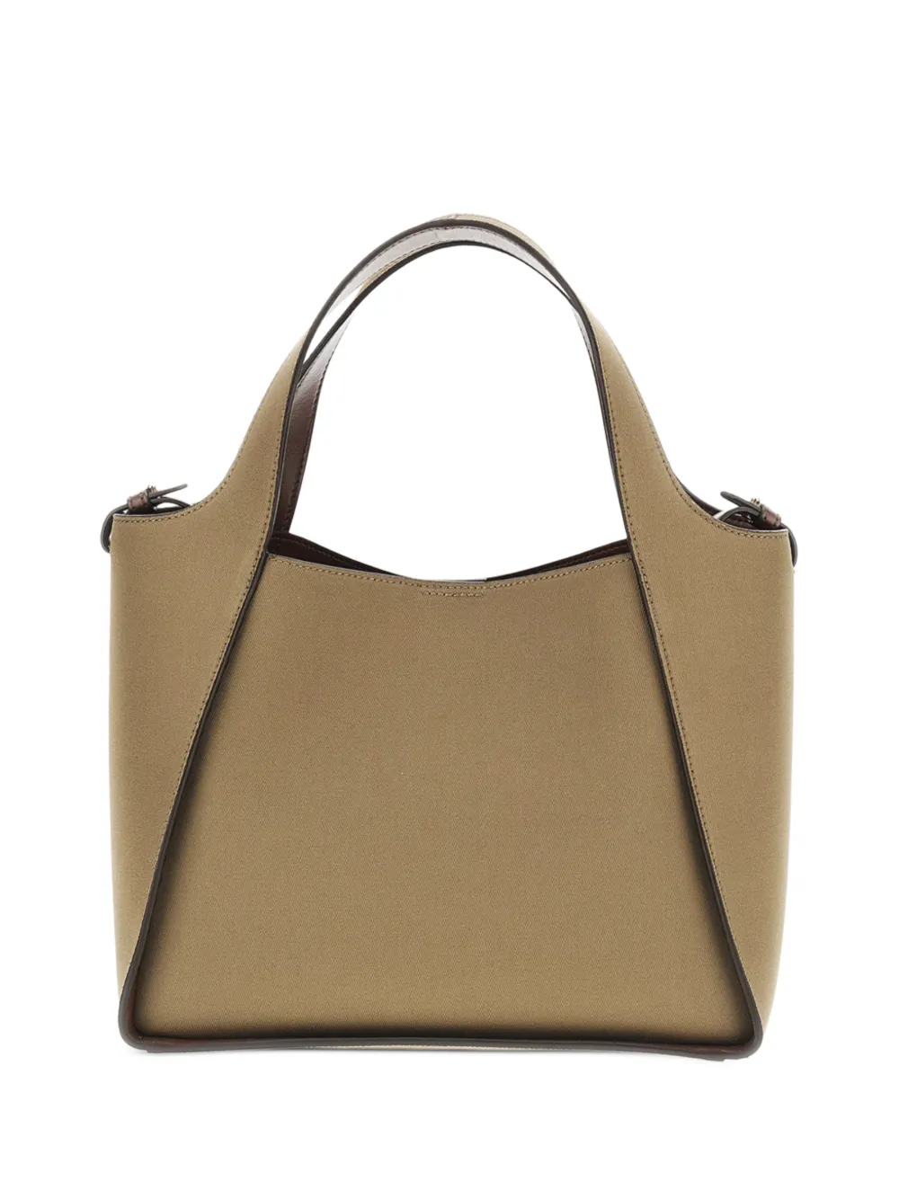 Stella McCartney Crossbody shopper met logo Groen