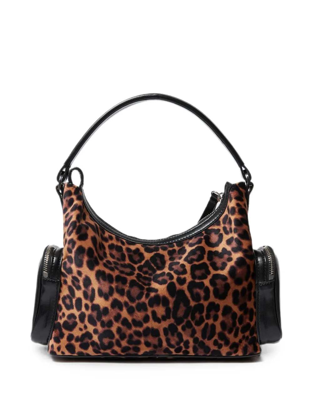 Stella McCartney Schoudertas met luipaard-print en rits Beige