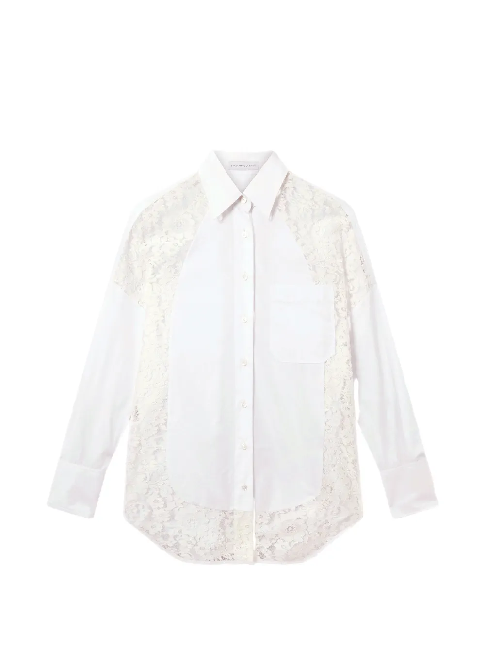 Stella McCartney Blouse met kant Wit