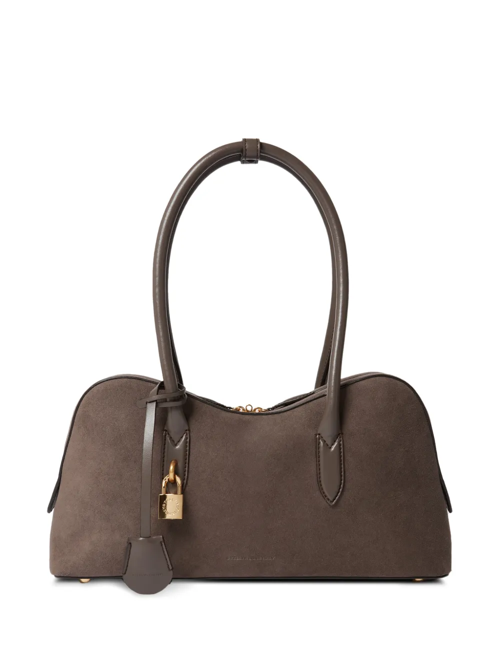 Stella McCartney Borsa tote Ryder con lucchetto - Marrone