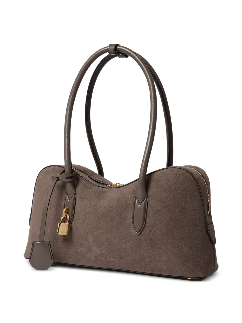 Stella McCartney Ryder shopper met hangslot-detail Bruin