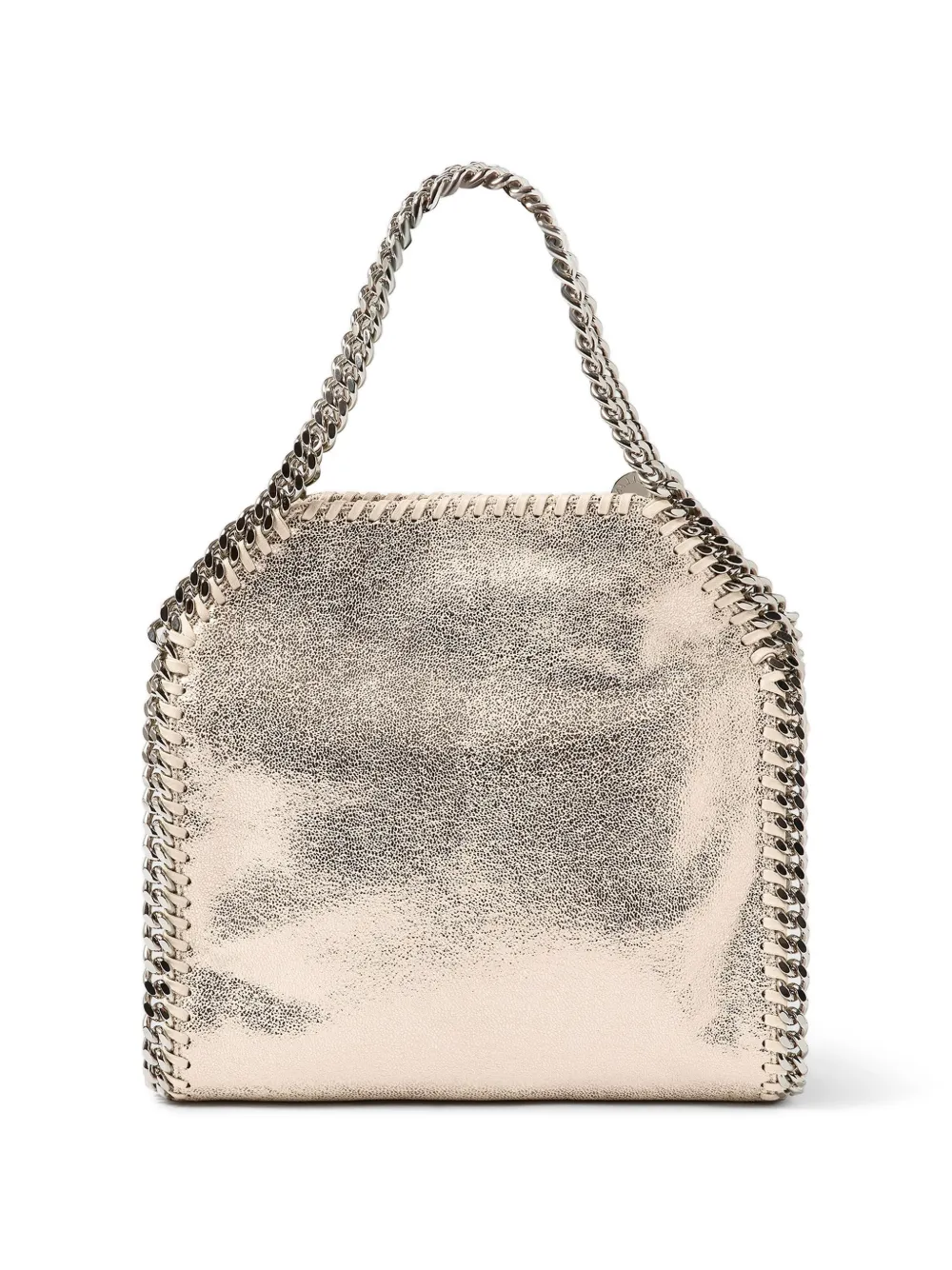 Stella McCartney Falabella metallic shopper Roze