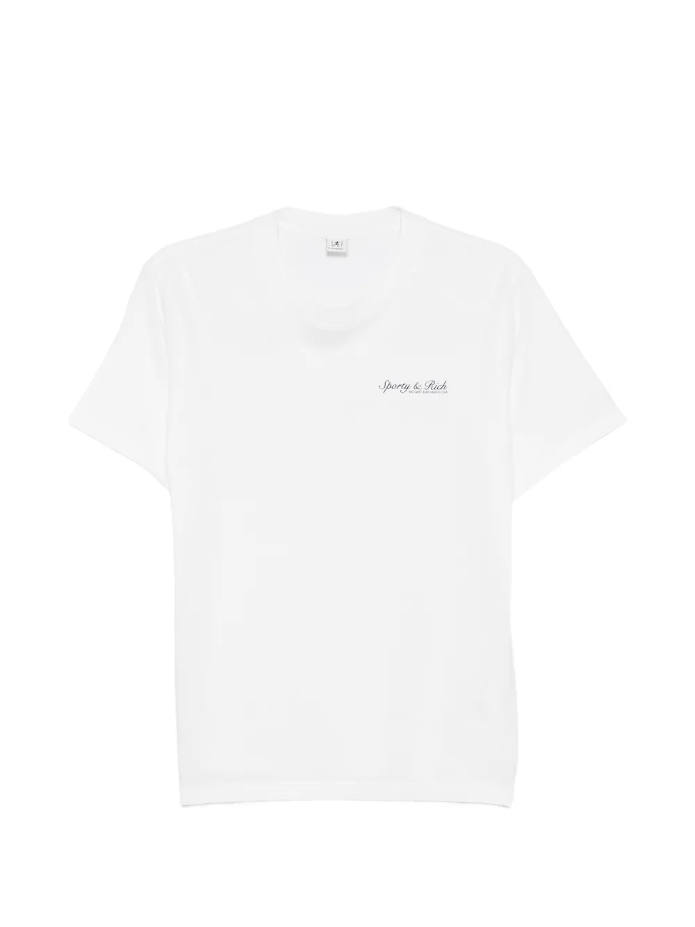 Sporty & Rich logo-print crew-neck T-shirt - Weiß