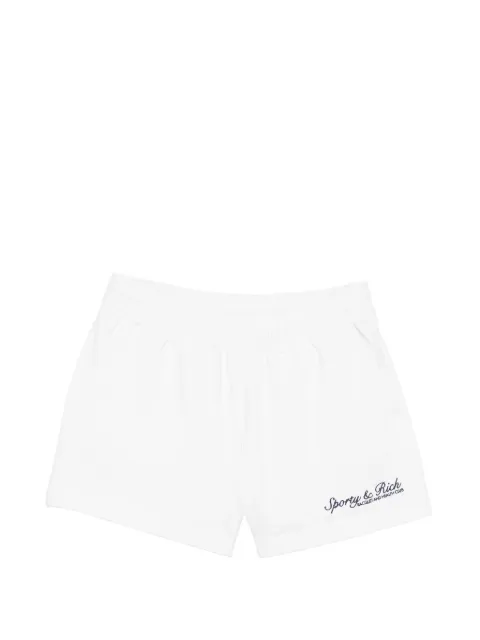 Sporty & Rich шорты с эластичным поясом и вышитым логотипом