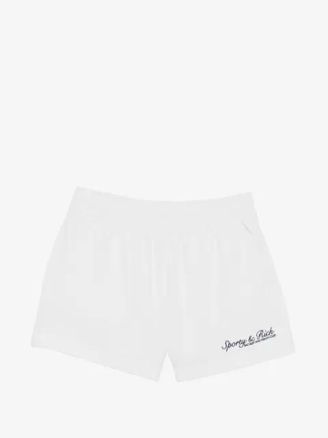 Sporty & Rich шорты с эластичным поясом и вышитым логотипом