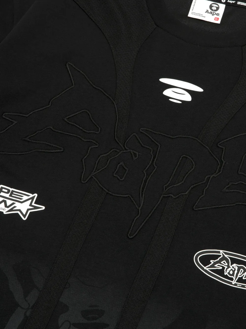 AAPE BY *A BATHING APE Sweater met camouflageprint Zwart