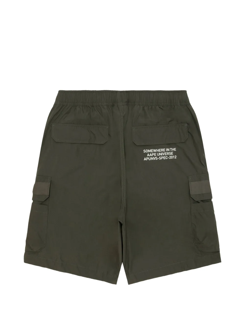 AAPE BY *A BATHING APE Cargo shorts met logopatch Groen