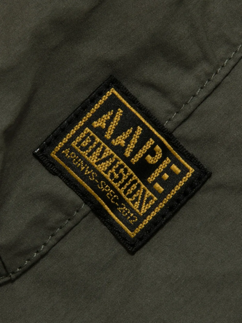 AAPE BY *A BATHING APE Cargo shorts met logopatch Groen
