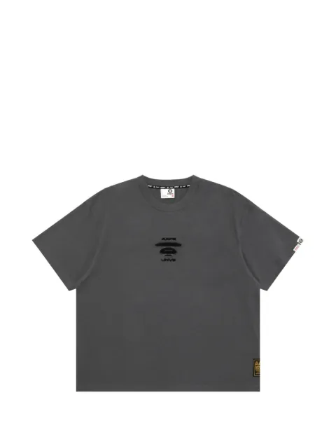 AAPE BY *A BATHING APE® embroidered logo-patch T-shirt