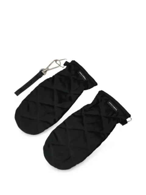 Dolce & Gabbana quilted mittens