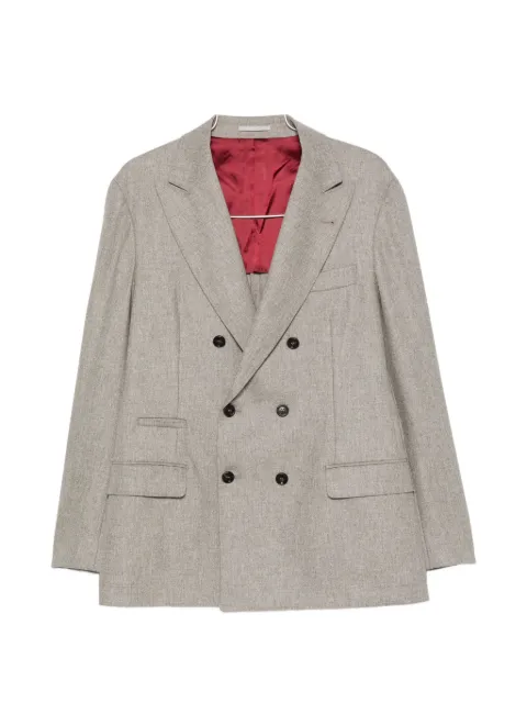Brunello Cucinelli double-breasted wool suit