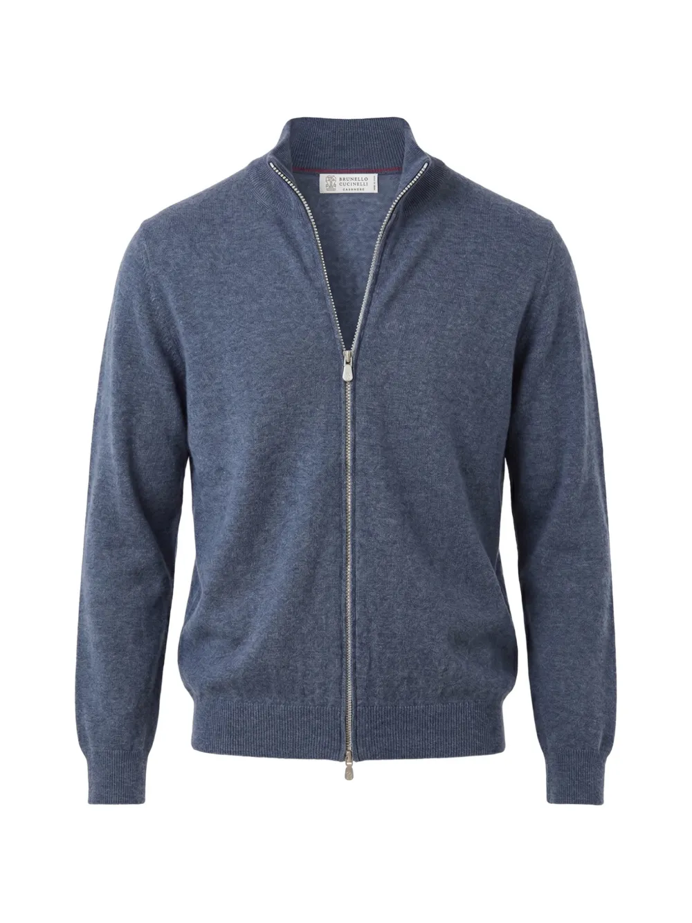 Brunello Cucinelli zip-up cardigan - Blu