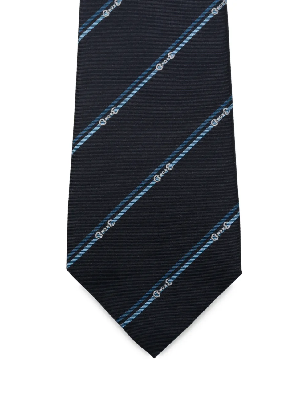 Gucci Gestreepte stropdas Blauw