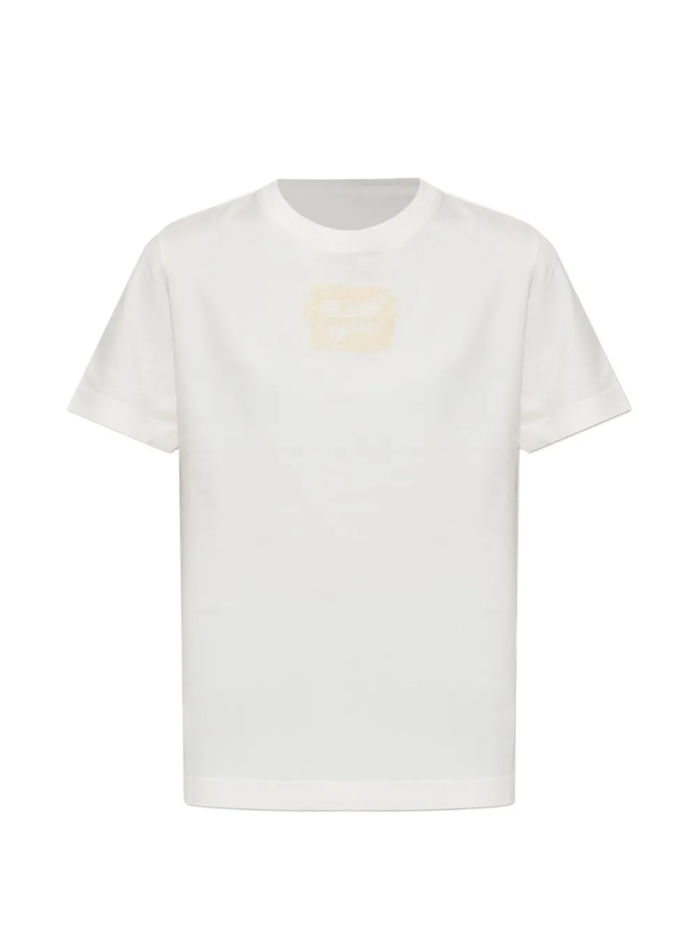 Alexander McQueen logo-patch T-shirt - Bianco