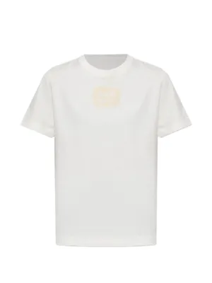 Balenciaga embroidered-logo Cotton T-shirt | White | FARFETCH CA