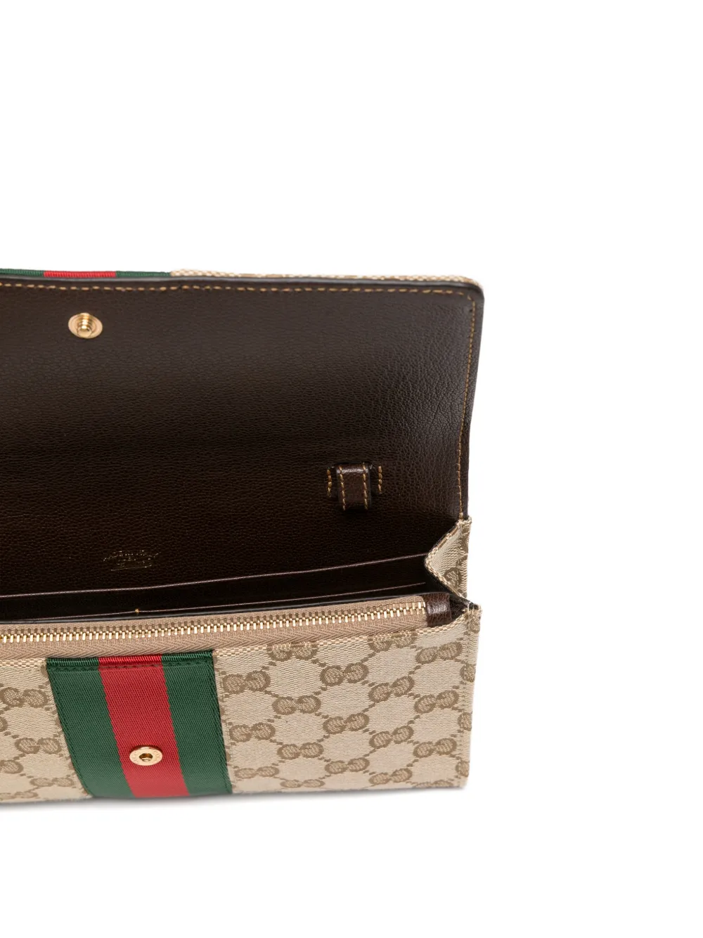 Gucci Horsebit Web schoudertas Beige
