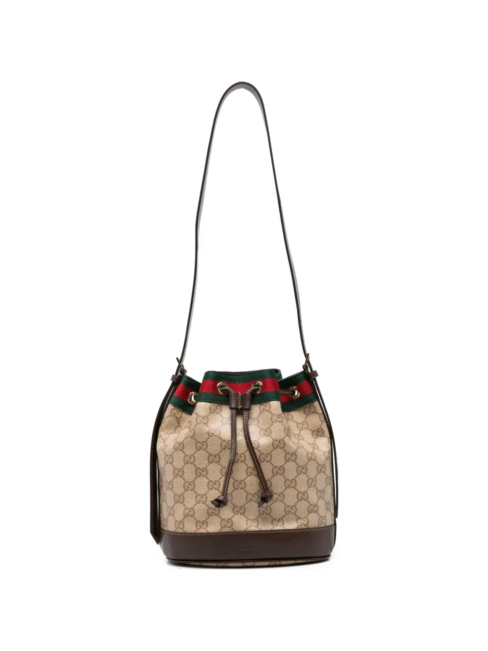 Gucci GG Supreme Web-stripe tote bag - Toni neutri