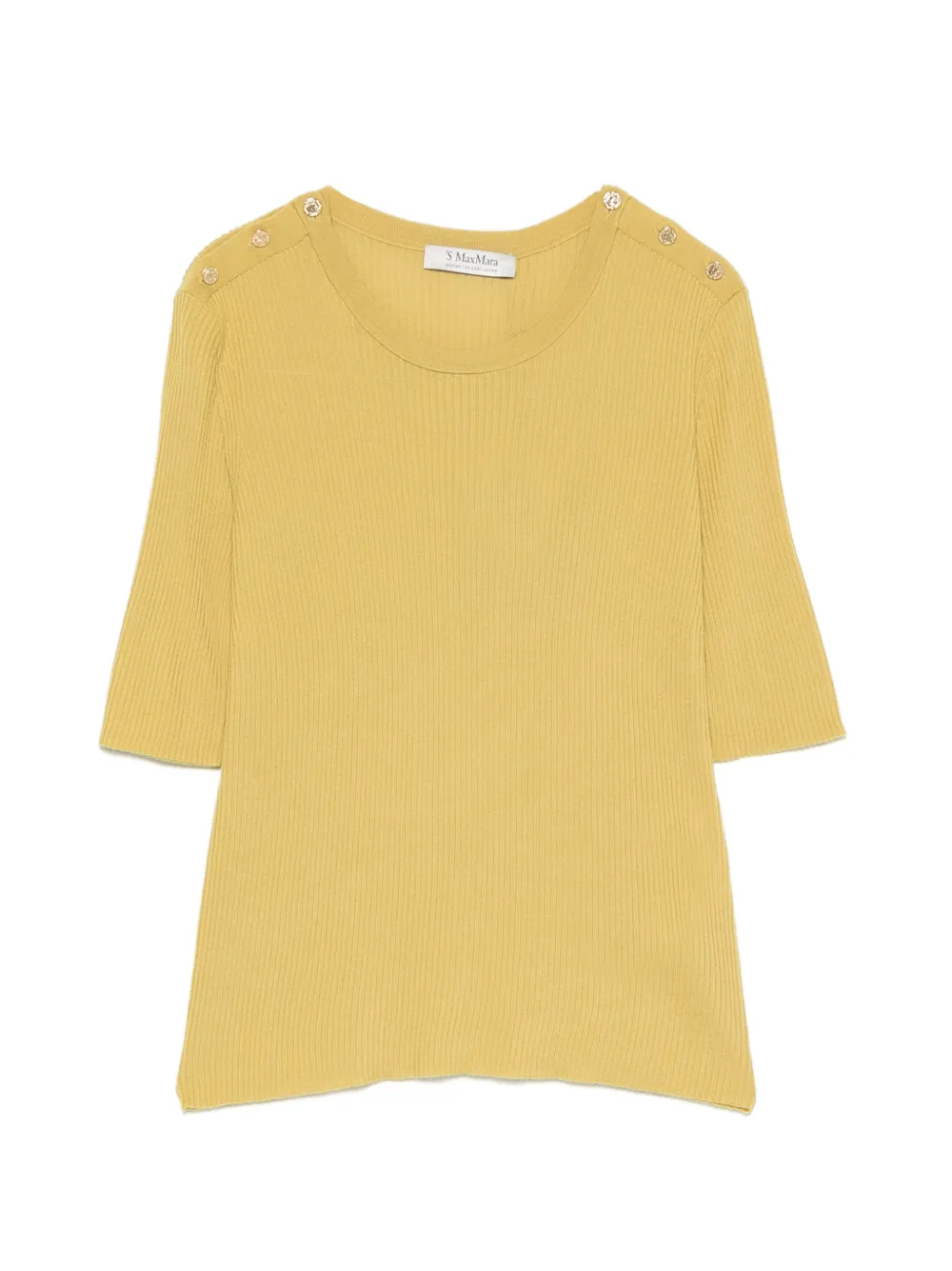 'S Max Mara Riviera T-shirt - Giallo
