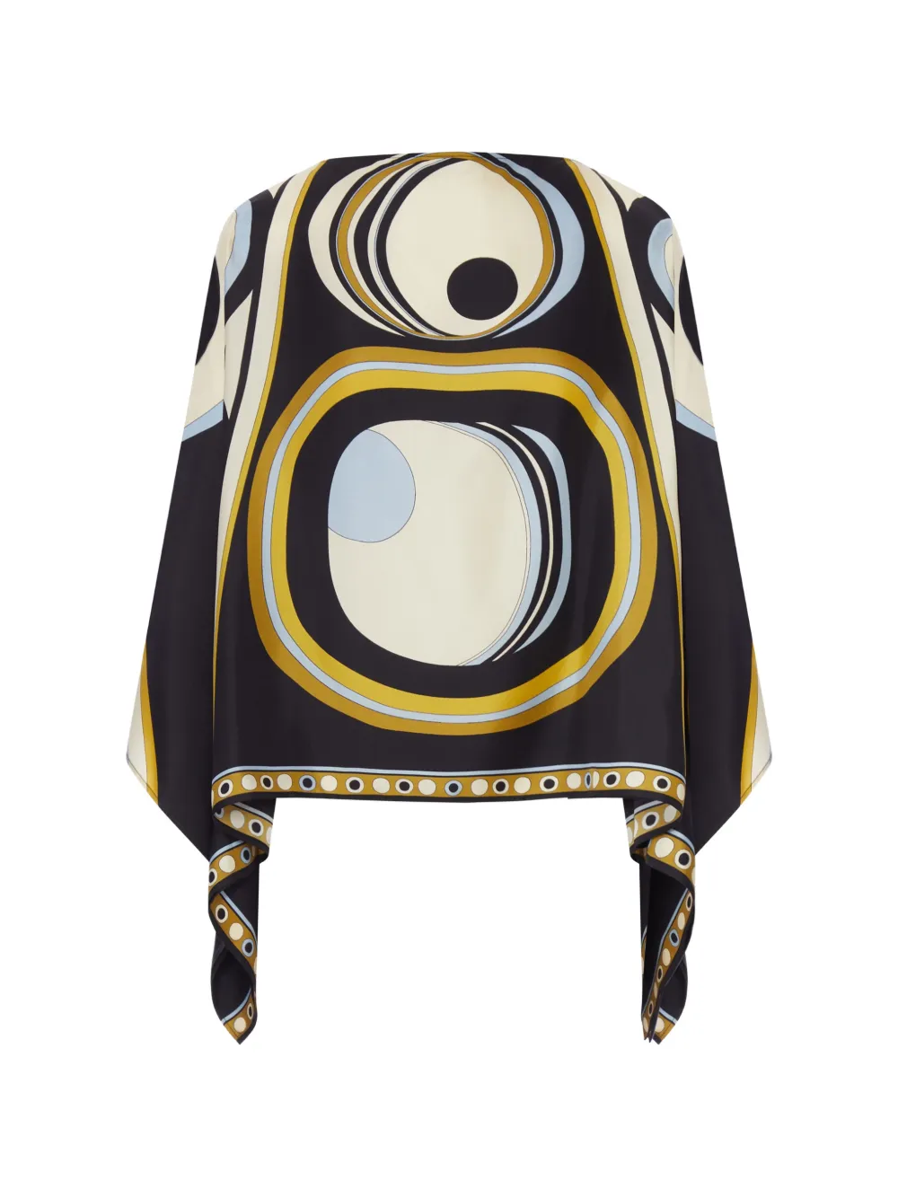 La DoubleJ Fourlard asymmetric blouse - Nero