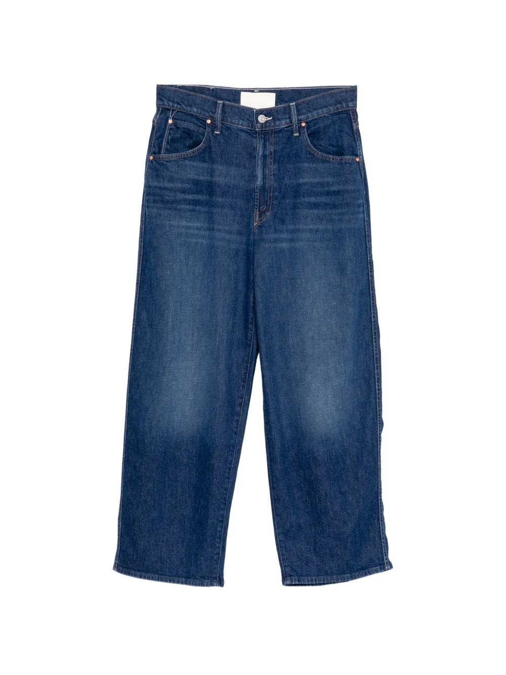 MOTHER classic five pockets wide-leg jeans - Blu
