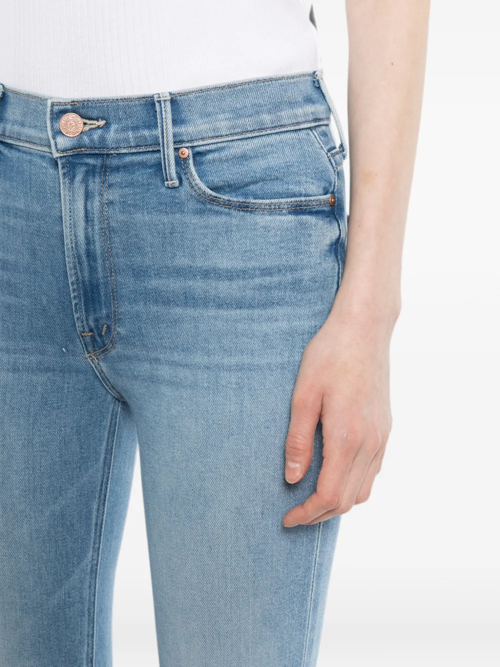 MOTHER Flared jeans Blauw