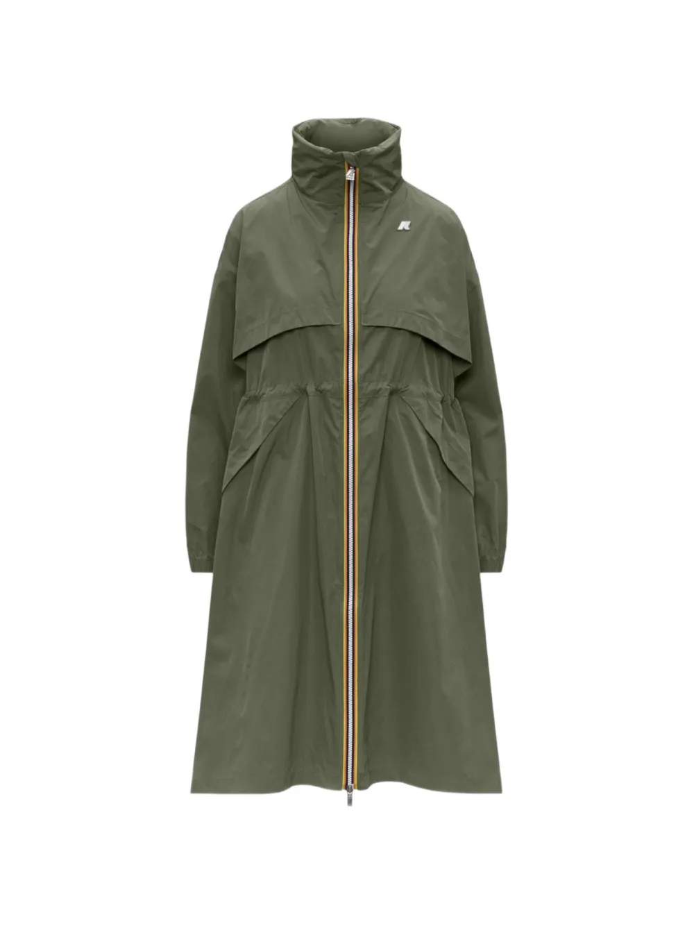 K-Way Aube Memory Touch coat - Verde
