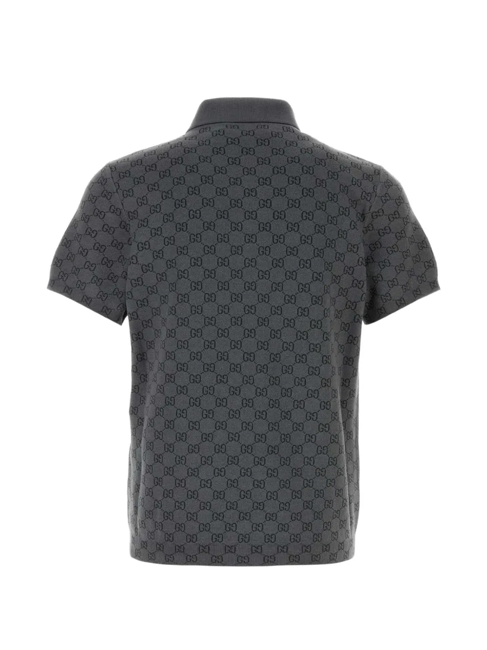 Gucci GG poloshirt met monogram Grijs