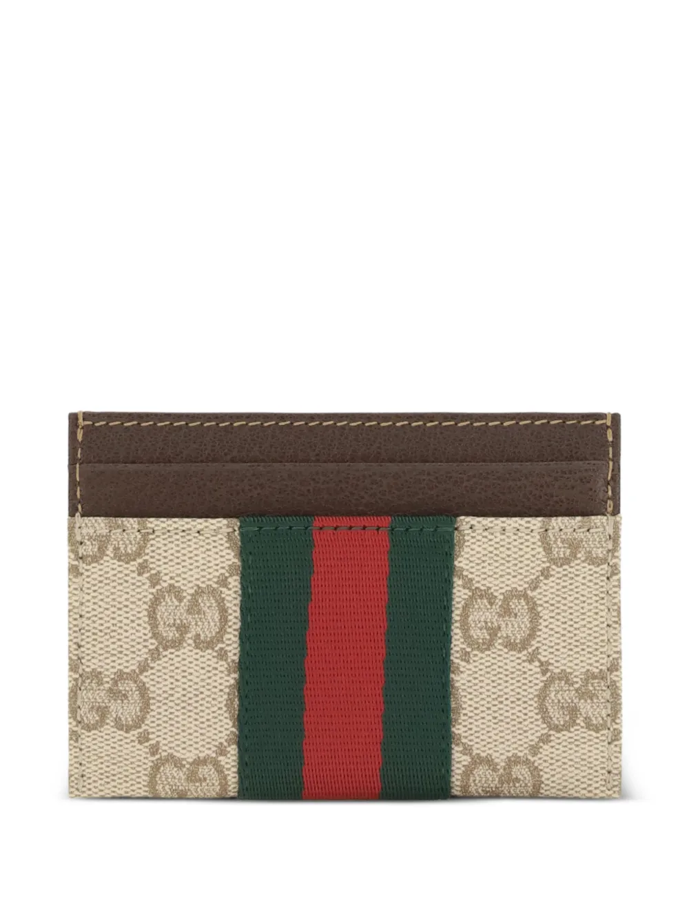  Gucci Tarjetero Con Tribanda Web - Neutro 