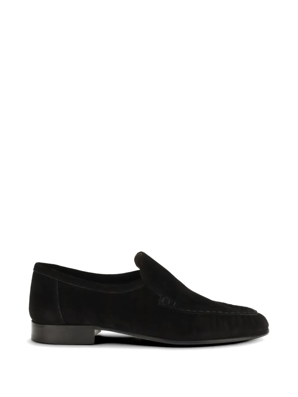 The Row Soft Mocassin Two loafers - Nero