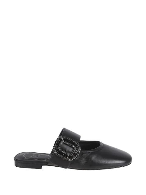 Roger Vivier Belle Vivier crystal-buckle mules