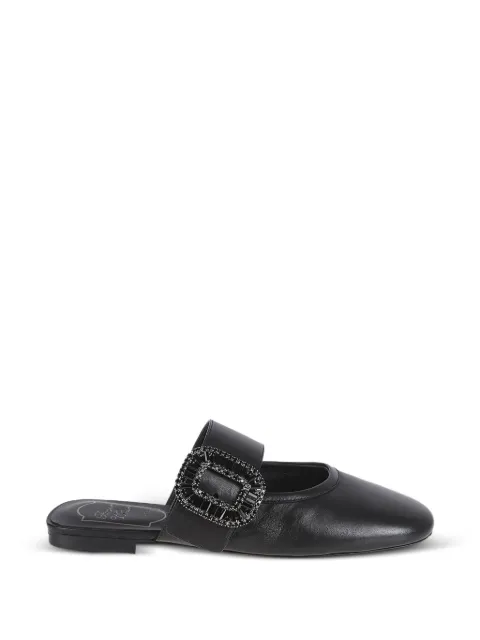 Roger Vivier Belle Vivier crystal-buckle mules
