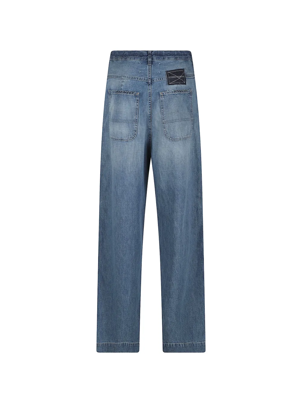 Maison Margiela Gerafelde jeans Blauw