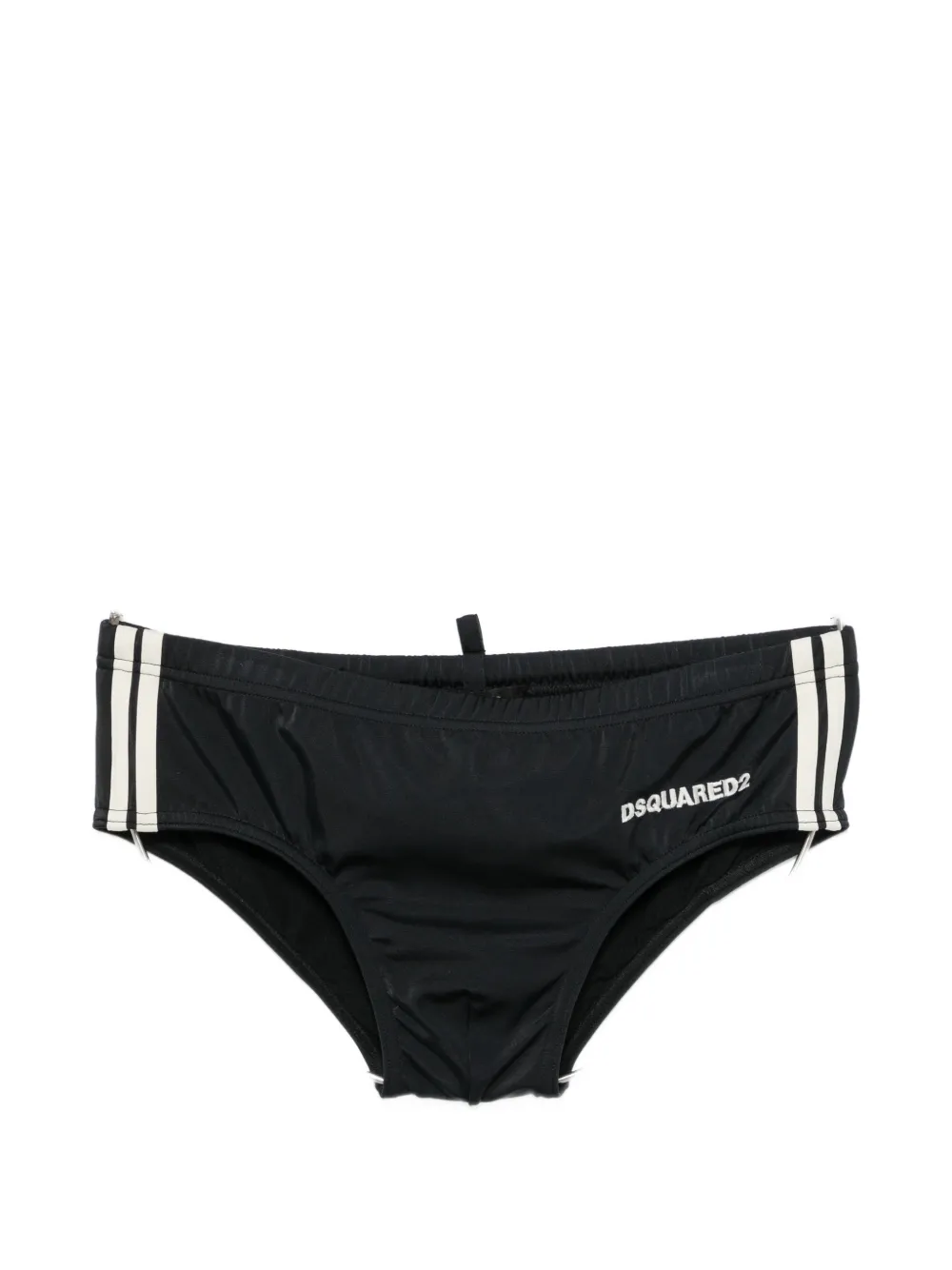 DSQUARED2 side-stripe swim briefs - Nero