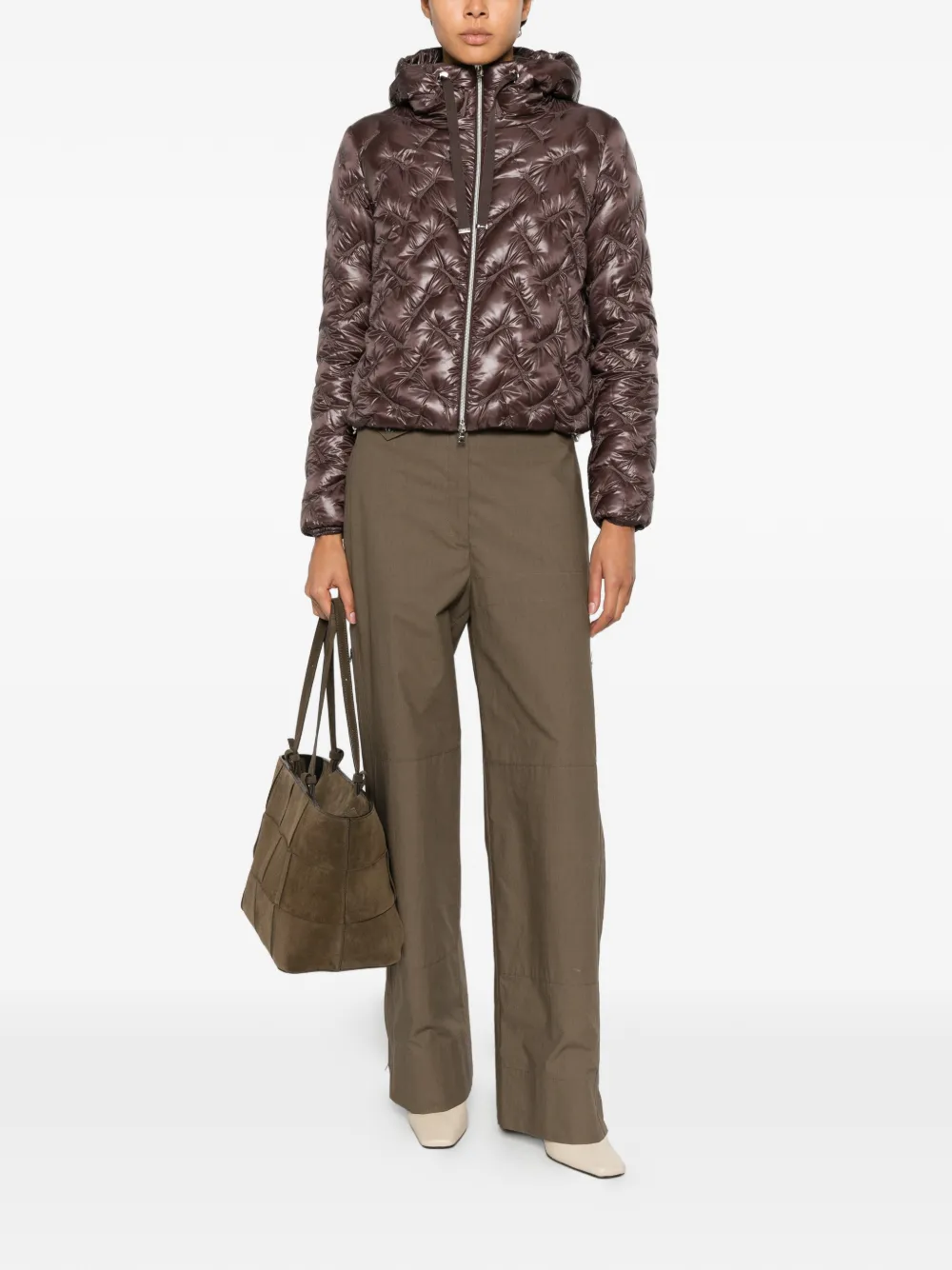 Herno Resort donsjack met capuchon Bruin