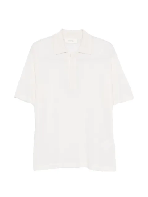 Lisa Yang short-sleeve knitted polo shirt 