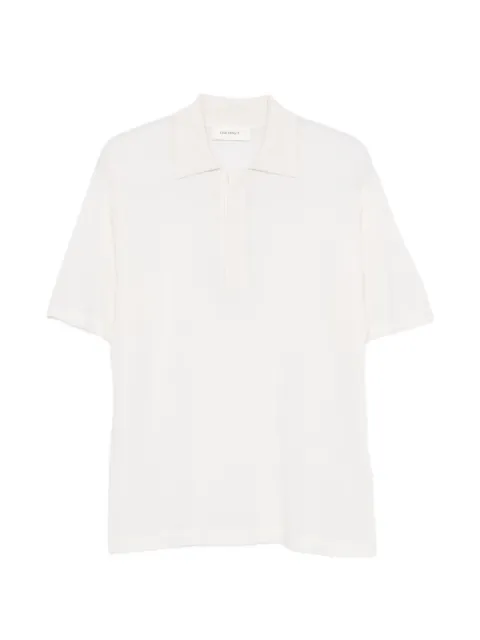 Lisa Yang short-sleeve knitted polo shirt