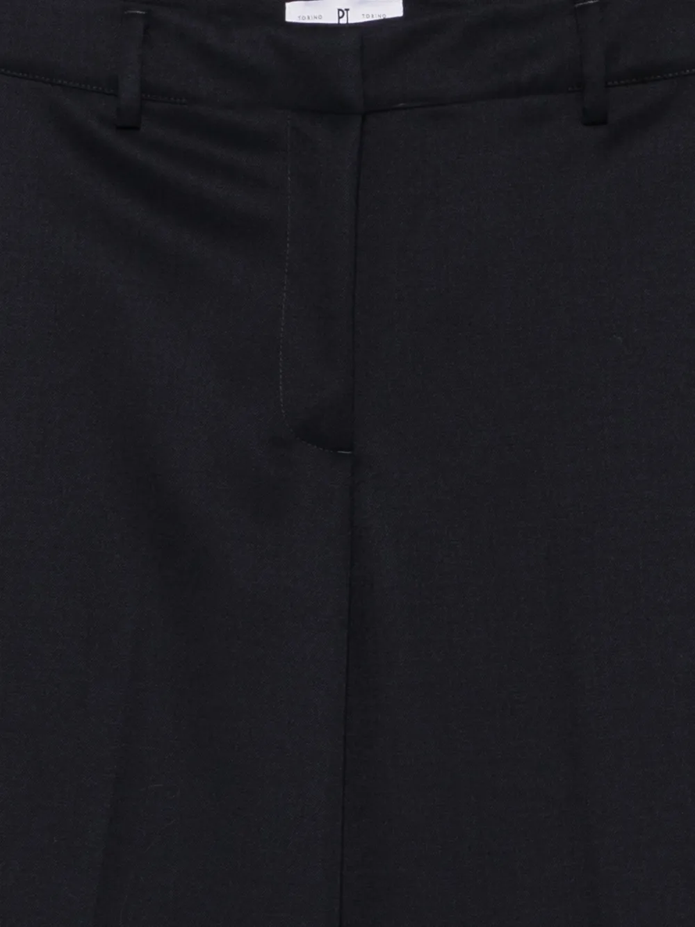 PT Torino pressed-crease tailored trousers Blauw