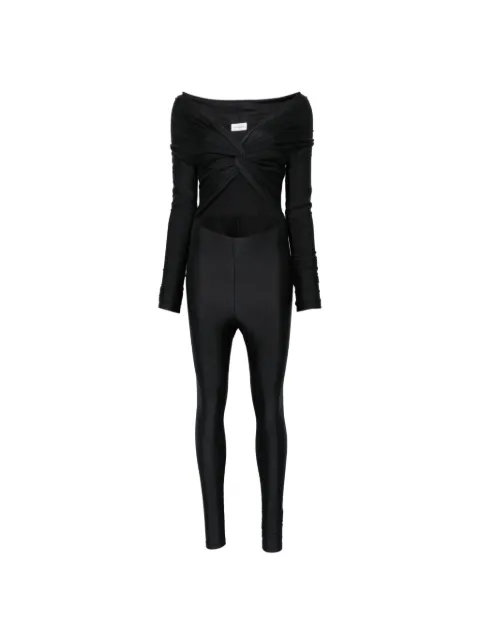THE ANDAMANE twist-detail cut-out jumpsuit