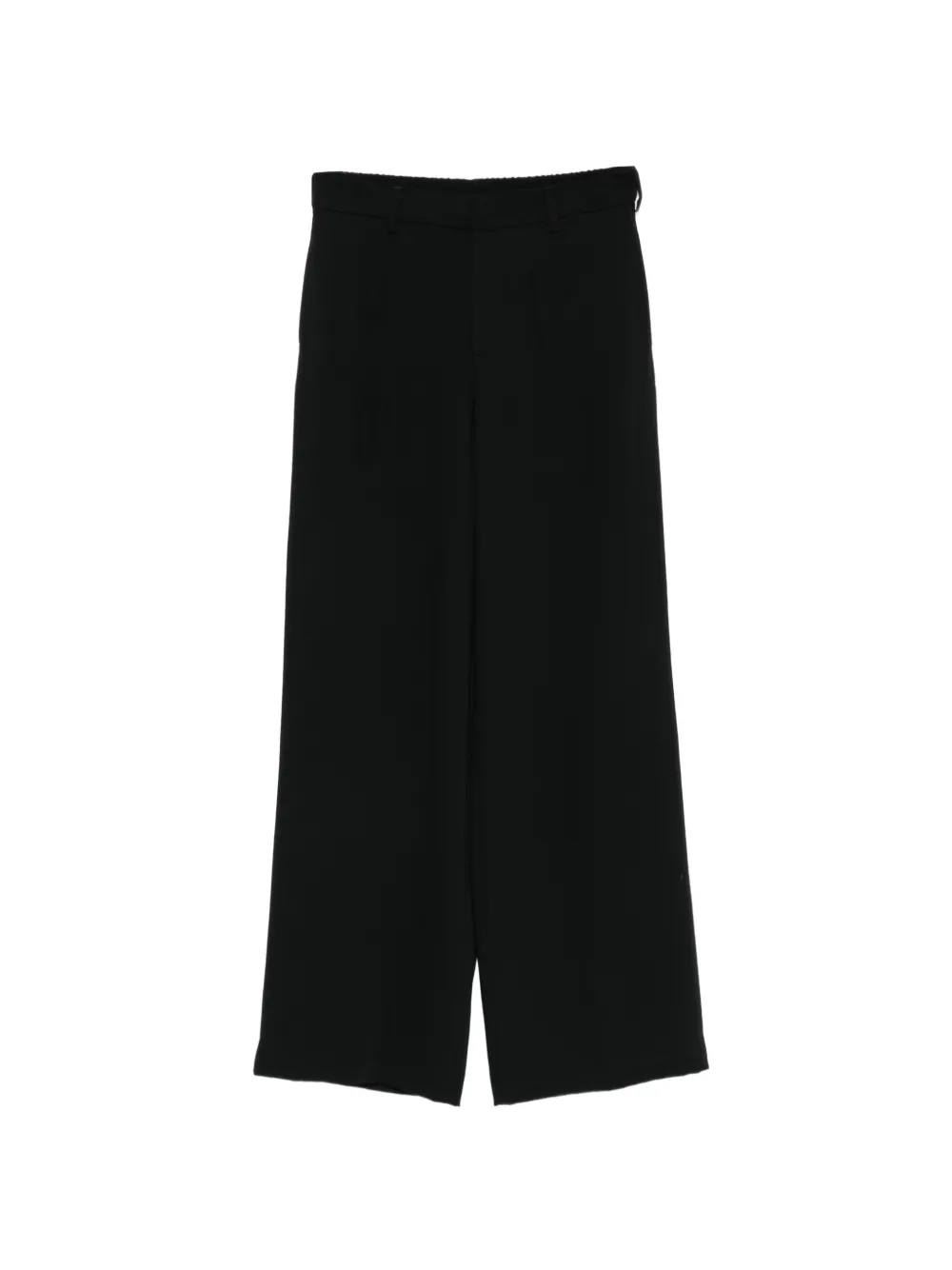 PT Torino elasticated-waist wide-leg trousers Zwart