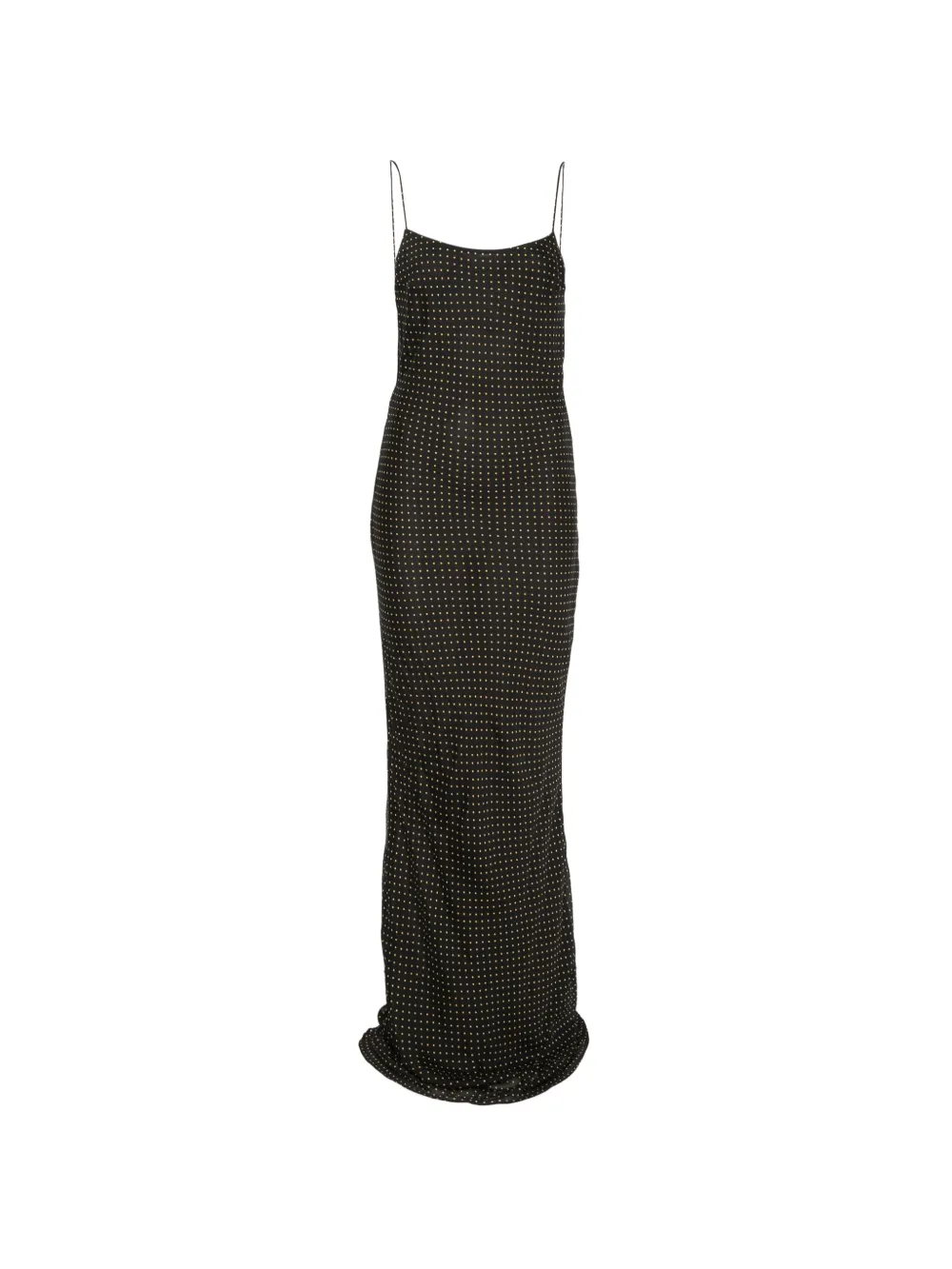 THE ANDAMANE Ninfea polka-dot maxi dress - Nero
