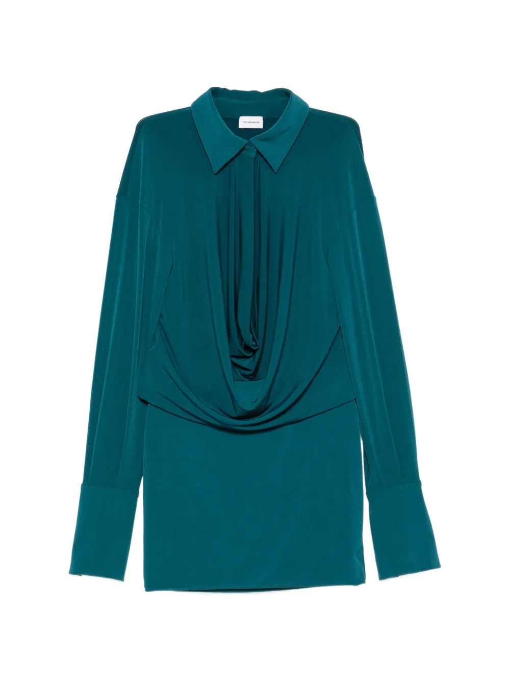 THE ANDAMANE Abito corto Lilia a maniche lunghe - Blu
