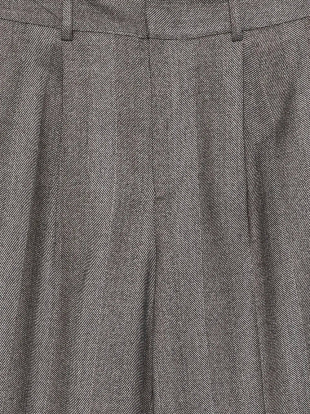 PT Torino herringbone pleated trousers Grijs