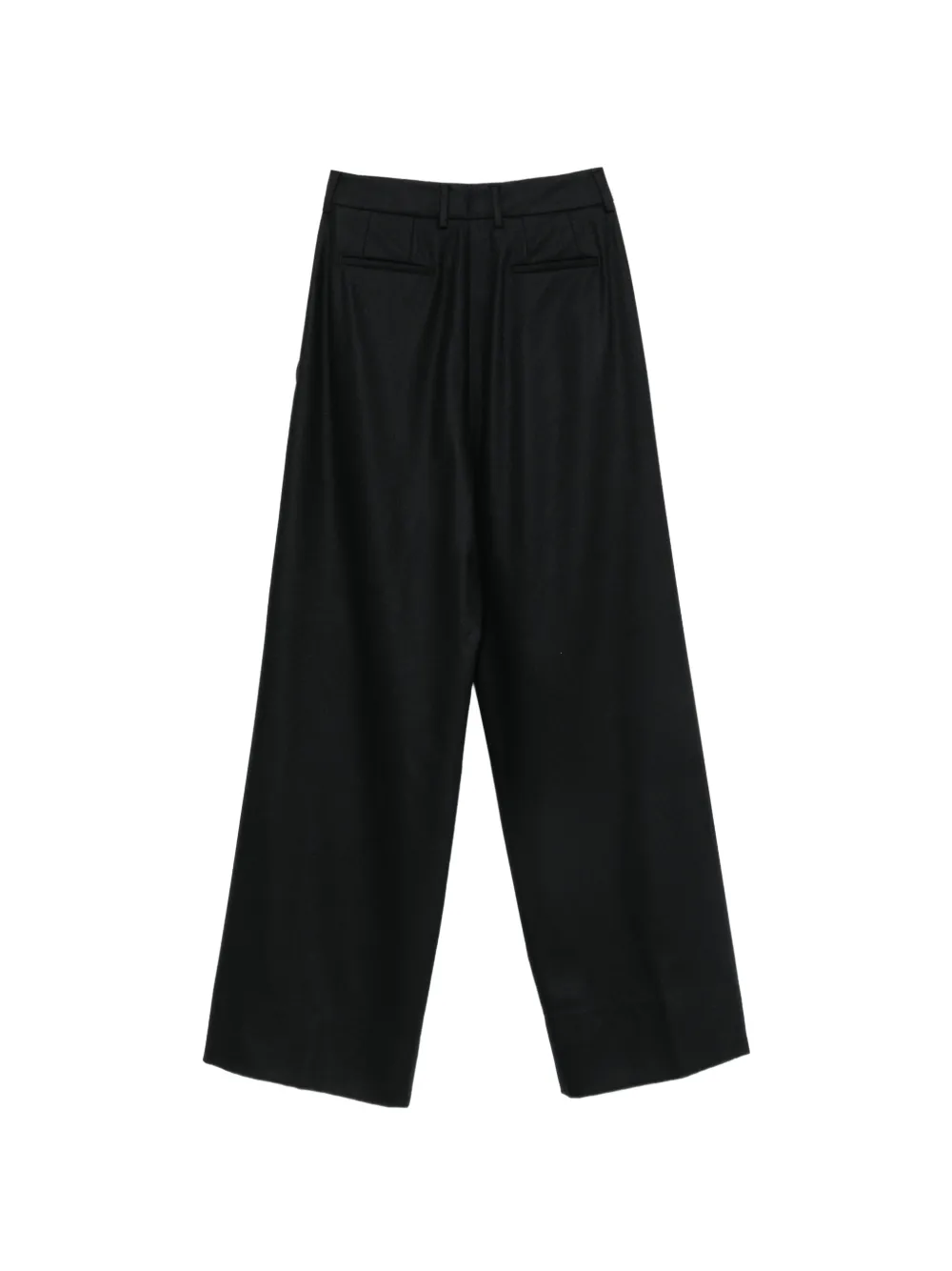 PT Torino Frankie pleated wide-leg trousers Zwart