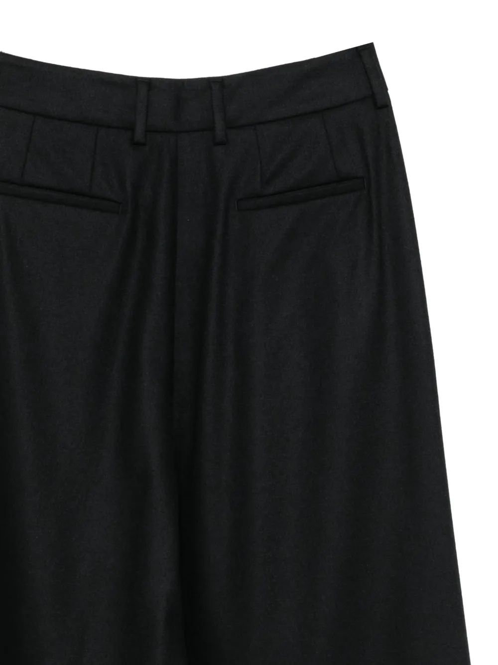 PT Torino Frankie pleated wide-leg trousers Zwart