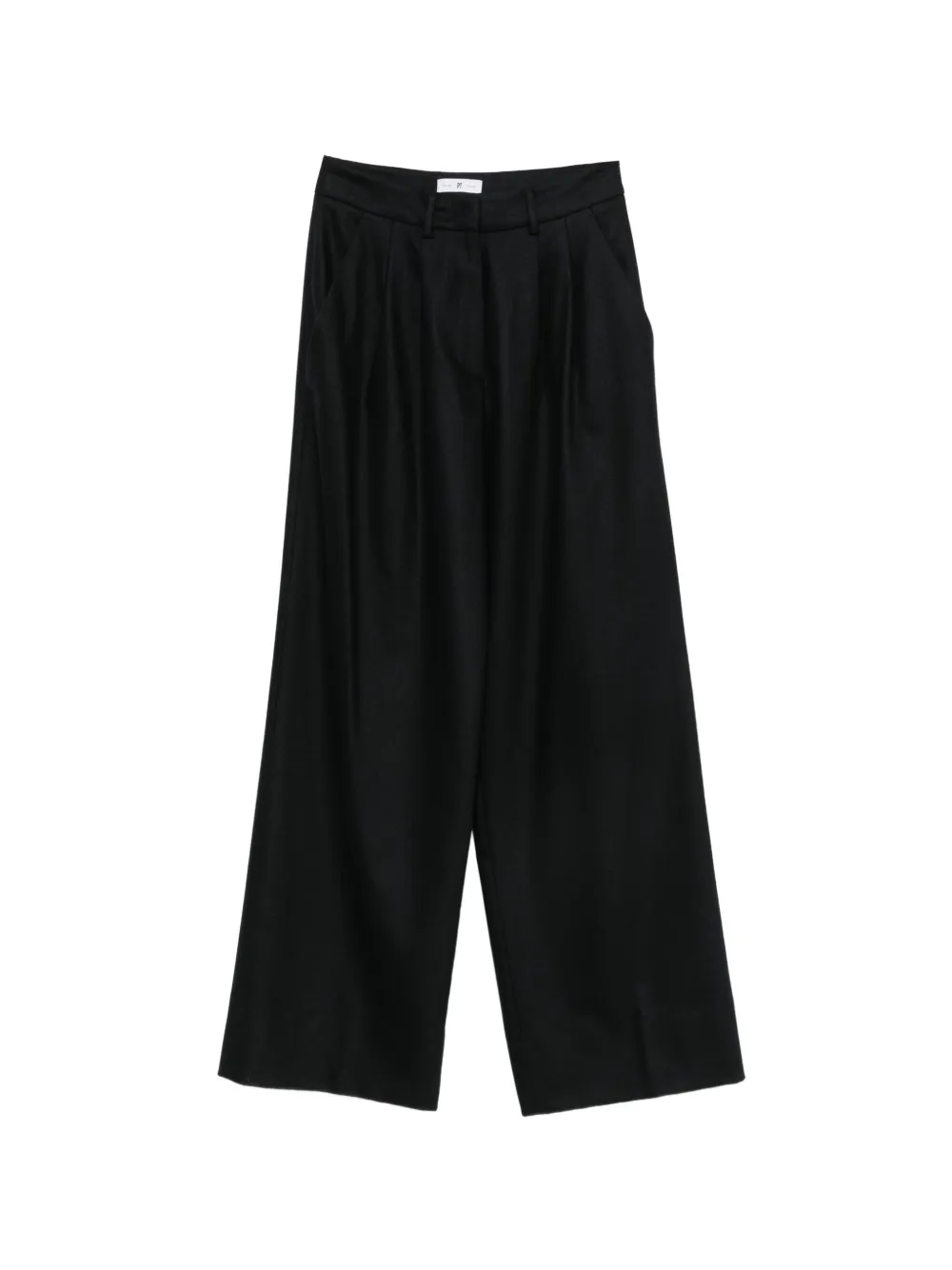 PT Torino Frankie pleated wide-leg trousers Zwart