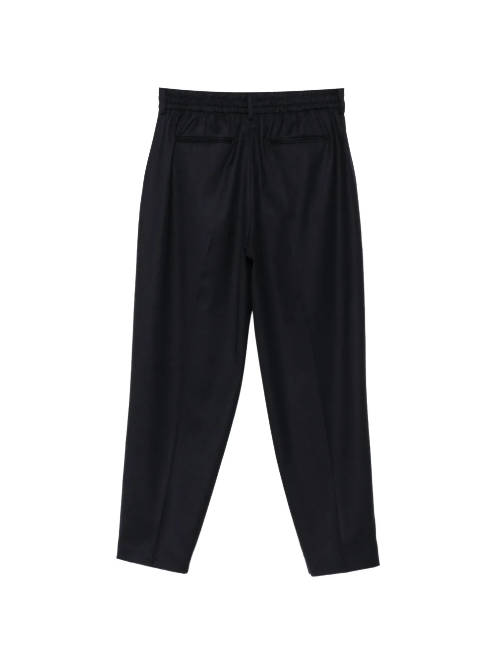 PT Torino pleated tapered trousers Blauw