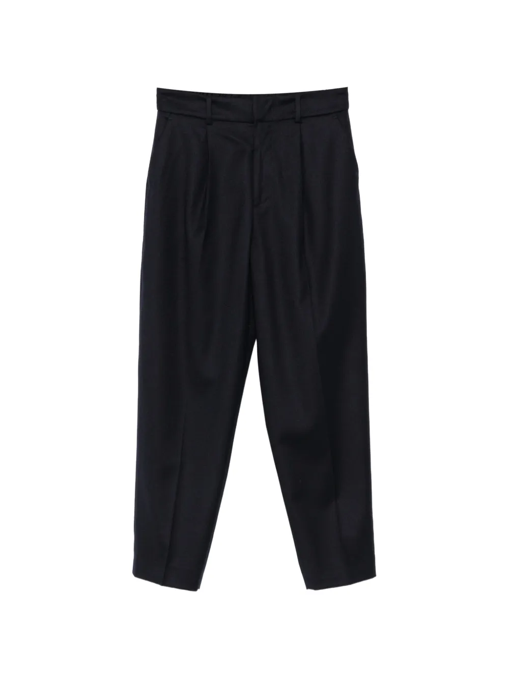 PT Torino pleated tapered trousers Blauw